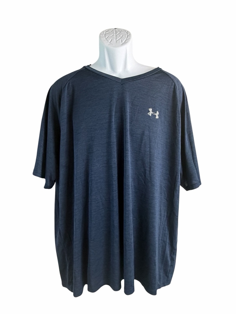 Under Armour Men's Dark Navy V-Neck Performance Tee - 3XL